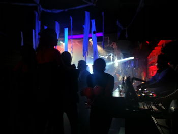 Crowd at music concert