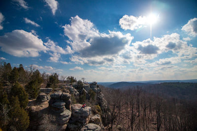 Panoramic view of landscape against sky