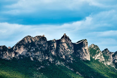 Scenic view of mountain against sky