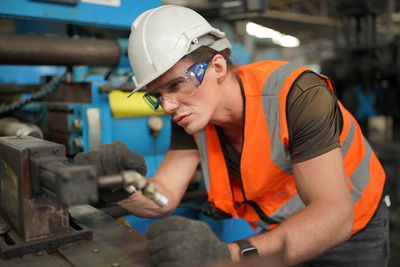 Man working at workshop