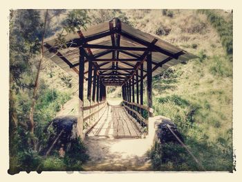 Built structure with trees in background