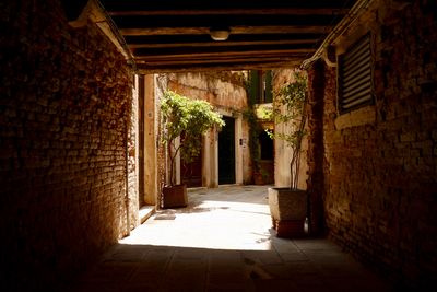 Corridor of building