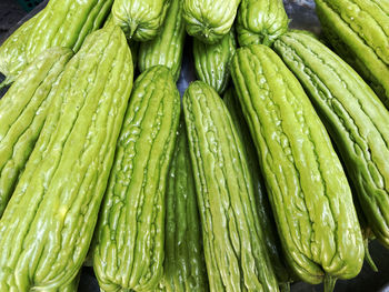 Full frame shot of fresh vegetables in market