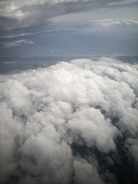 Aerial view of cloudscape