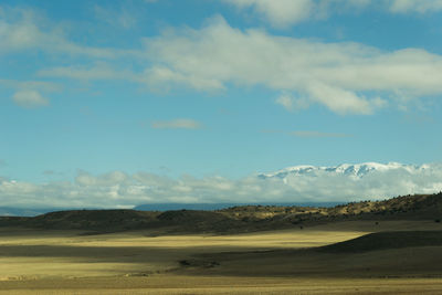 Scenic view of landscape against sky