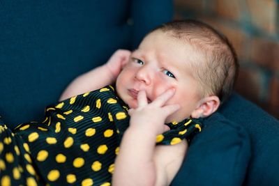 Portrait of cute baby girl