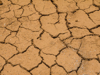 Full frame shot of cracked wall