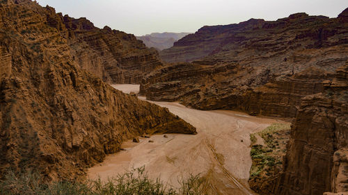 The mystic tpmur grand canyon of the tianshan, xinjiang, china.