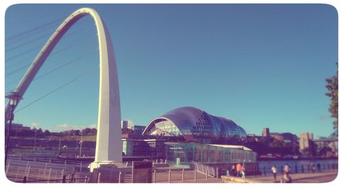 View of monument against blue sky