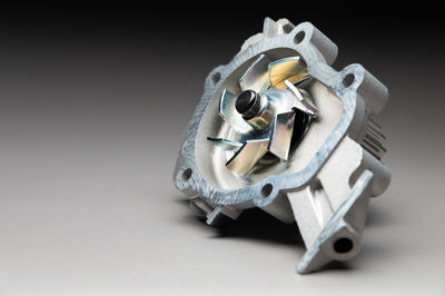 Close-up of equipment on table