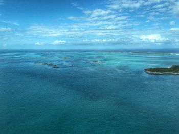 Scenic view of calm sea against sky
