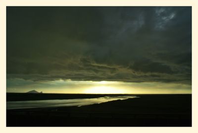 Clouds over sea