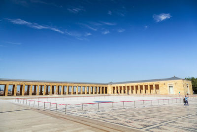 Building against blue sky
