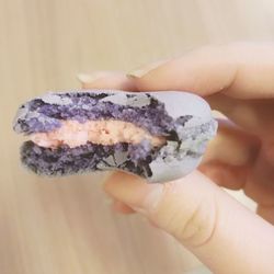 Close-up of hand holding ice cream
