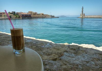View of built structure against blue sky