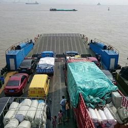 Boats in sea