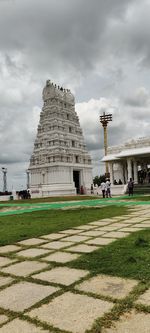 View of historical building against cloudy sky