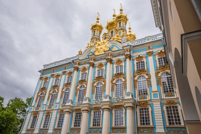 Low angle view of historical building