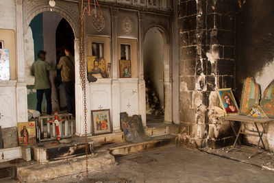 Devastated church in syria