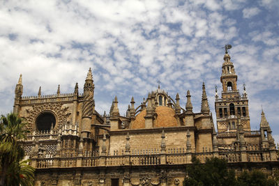 Low angle view of cathedral against sky