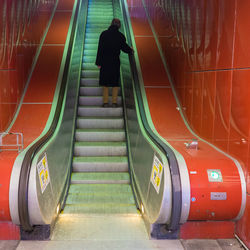 Staircase of escalator