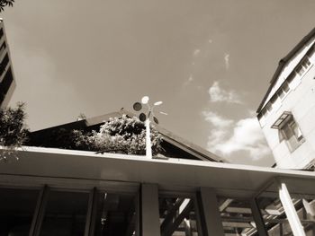 Low angle view of building against sky