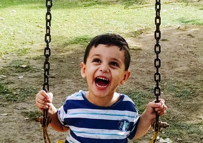 Portrait of a smiling boy