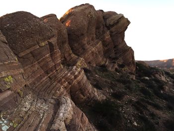 Scenic view of rocky mountains against sky