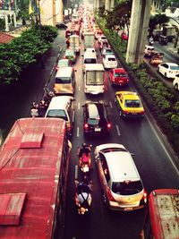 Traffic on road