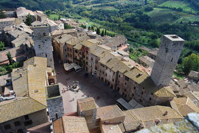 San gimignano village streets