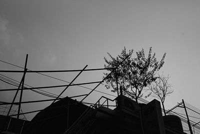 Low angle view of building against sky