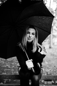 Full length of woman standing outdoors