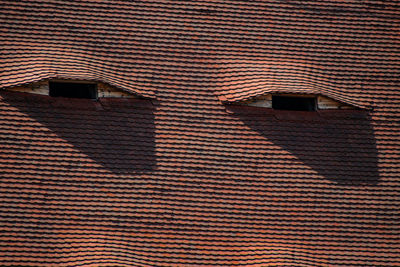 Full frame shot of building roof