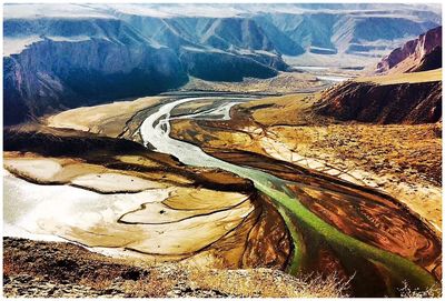 Scenic view of mountains