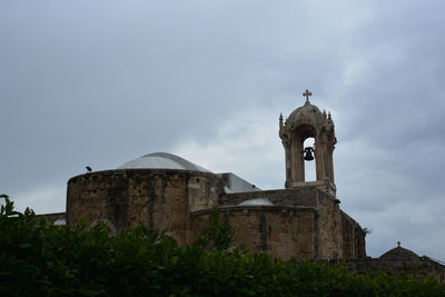 Low angle view of historical building against sky