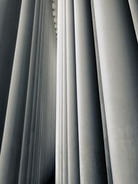 Low angle view of window blinds