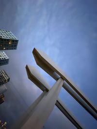 Low angle view of building against sky