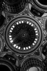 Low angle view of dome of building