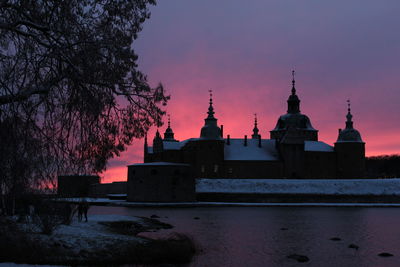 Sunset view during winter 