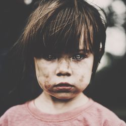 Close-up portrait of boy