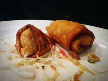 Close-up of food in plate