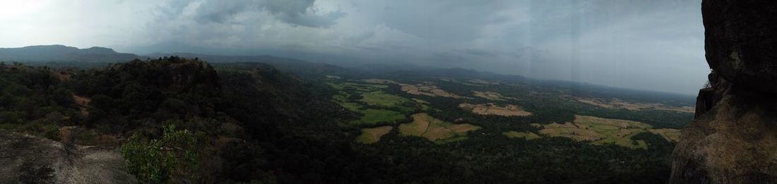 Panoramic view of landscape against sky