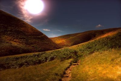 Scenic view of landscape against sky