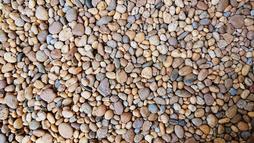 Full frame shot of pebbles