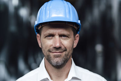 Portrait of man wearing hat