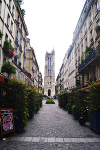 View of buildings in city