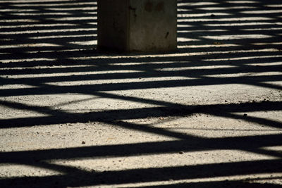 Shadow of sunlight on sunny day