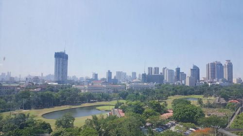 Skyscrapers in city