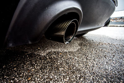 Close-up low section of car