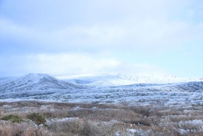 Scenic view of landscape against sky